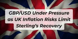 Thumbnail for GBP/USD Under Pressure as UK Inflation Risks Limit Sterling’s Recovery