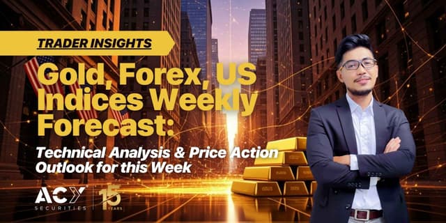 Image for article: Gold, Forex, US Indices Weekly Forecast: Technical Analysis & Price Action Outlook for this Week