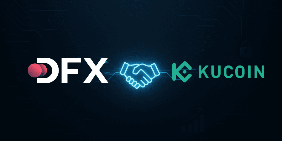 KuCoin and DFX.swiss