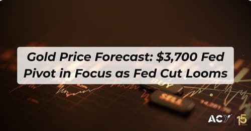 Image for article: Gold Price Forecast: $3,700 Fed Pivot in Focus as Fed Cut Looms