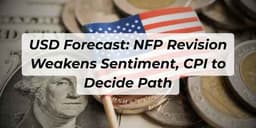 Thumbnail for USD Forecast: NFP Revision Weakens Sentiment, CPI to Decide Path