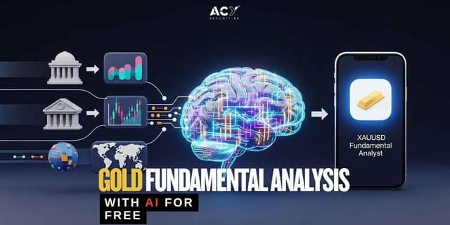 Image for article: How To Use AI in Gold Fundamental Analysis? Custom XAUUSD AI Trading Bot for Forex Affiliate