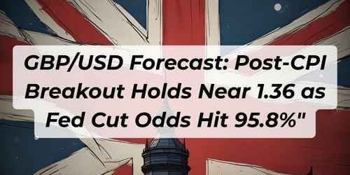 GBP/USD Forecast: Post-CPI Breakout Holds Near 1.36 as Fed Cut Odds Hit 95.8%