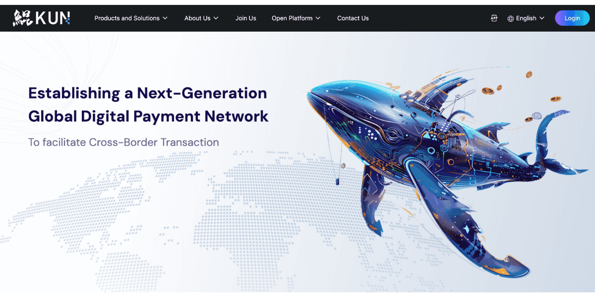 KUN payments home page