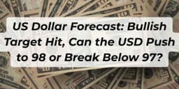 Thumbnail for US Dollar Forecast: Bullish Target Hit, Can the Dollar Push to 98 or Break Below 97?