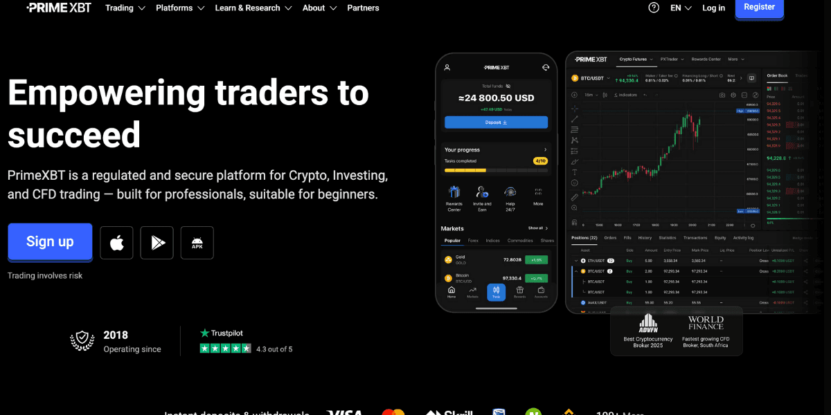primexbt homepage