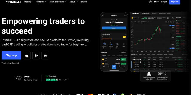 primexbt homepage