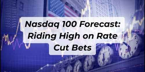 Image for article: Nasdaq 100 Forecast: Riding High on Rate Cut Bets, But Can Tech Sustain the Lift? Key Levels To Watch