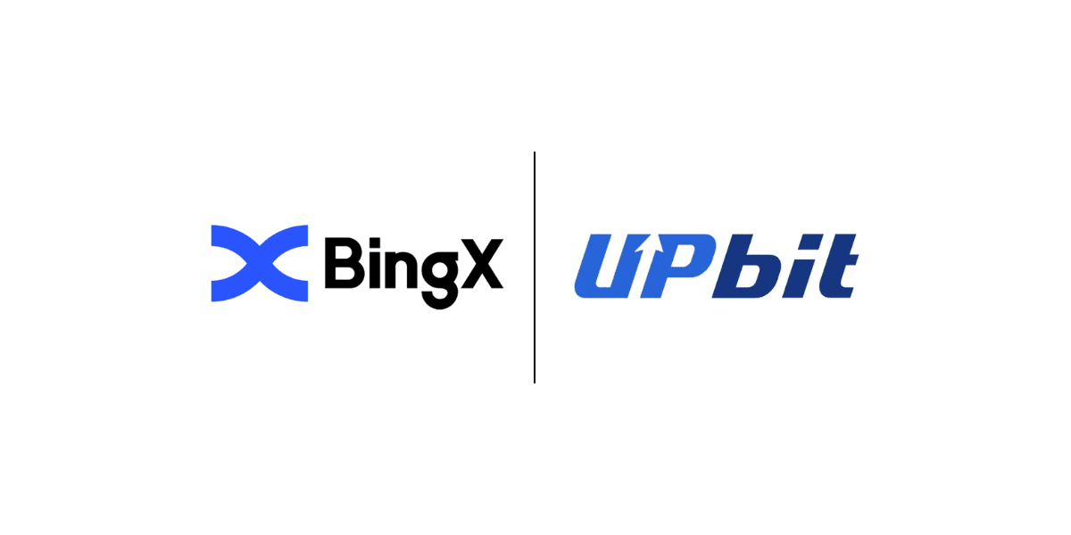 BingX and Upbit Korea Logos