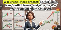 Thumbnail for WTI Crude Price Forecast: $77 Oil Spike, Iran Conflict News, and Why the War Premium Might Collapse?