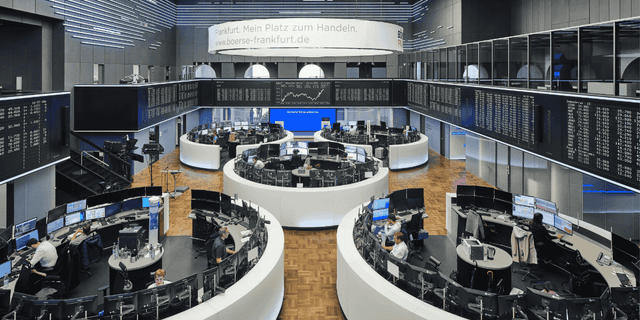 Deutsche Bourse trading floor