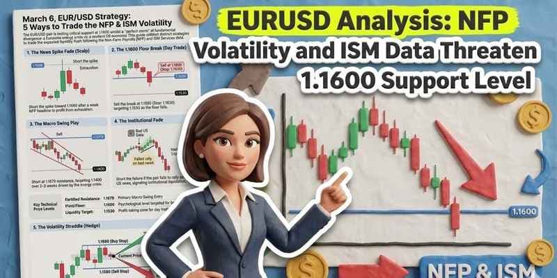 EURUSD Analysis: NFP Volatility and ISM Data Threaten 1.1600 Support Level