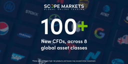 Thumbnail for Scope Markets Enhances CFD Product Suite with Additional ADR, ETF and Single Stock CFDs