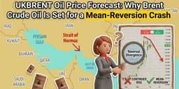 Thumbnail for UKBRENT Oil Price Forecast: Why Brent Crude Oil Is Set for a Mean-Reversion Crash