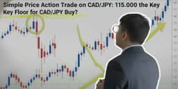 Thumbnail for Simple Price Action Trade on CAD/JPY: 115.000 the Key Floor for CAD/JPY Buy?