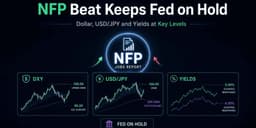 Thumbnail for NFP Beat Supportive for DXY as Yields Climb