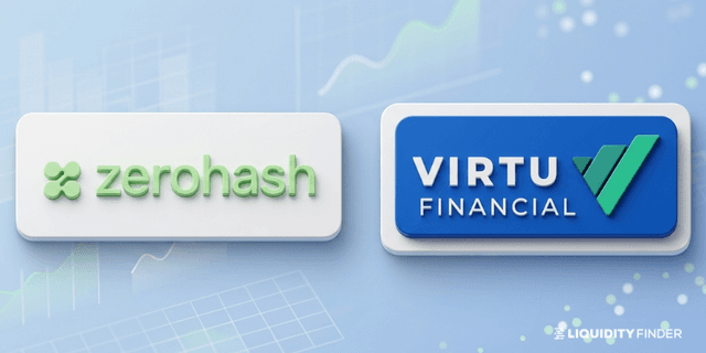Image for article: Virtu Financial Integrates With zerohash To Deepen Digital Asset Liquidity