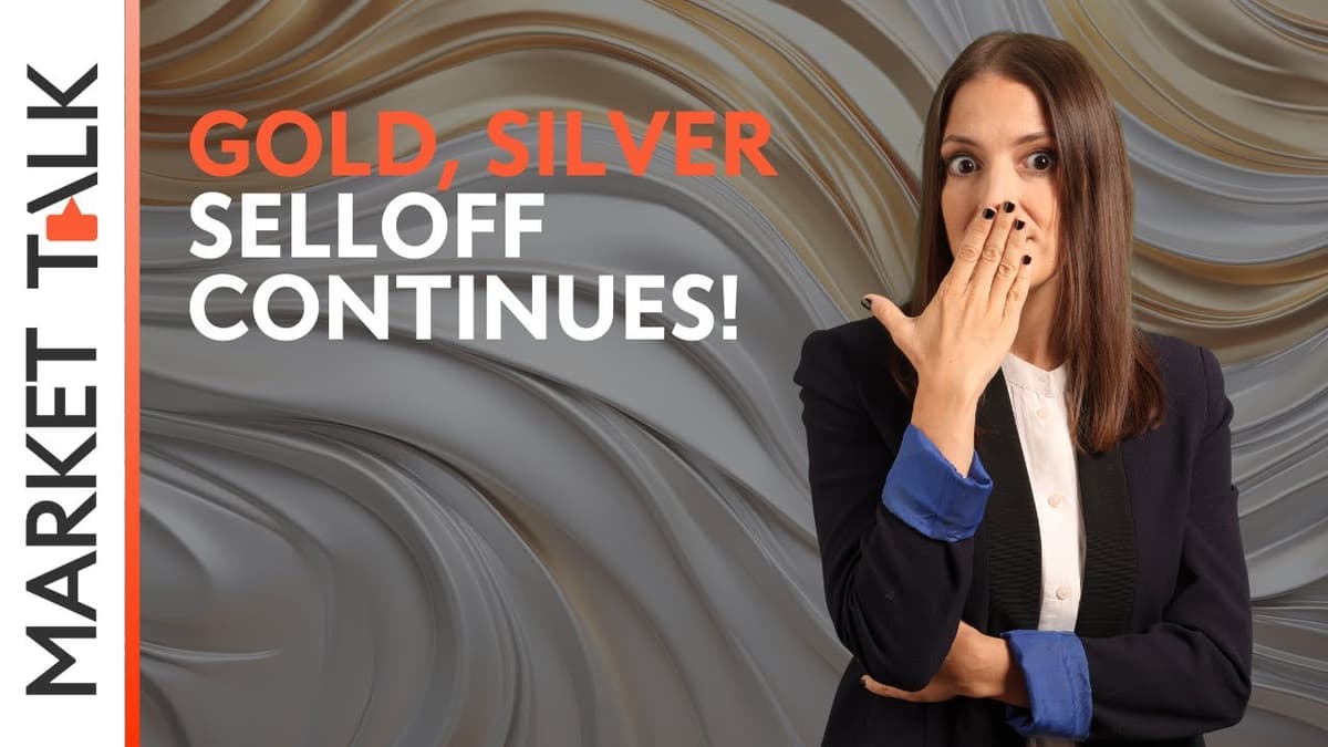 Image for Gold, Silver continue sharp fall, USD stabilizes post-Friday rebound | MarketTalk:What’s up today?
