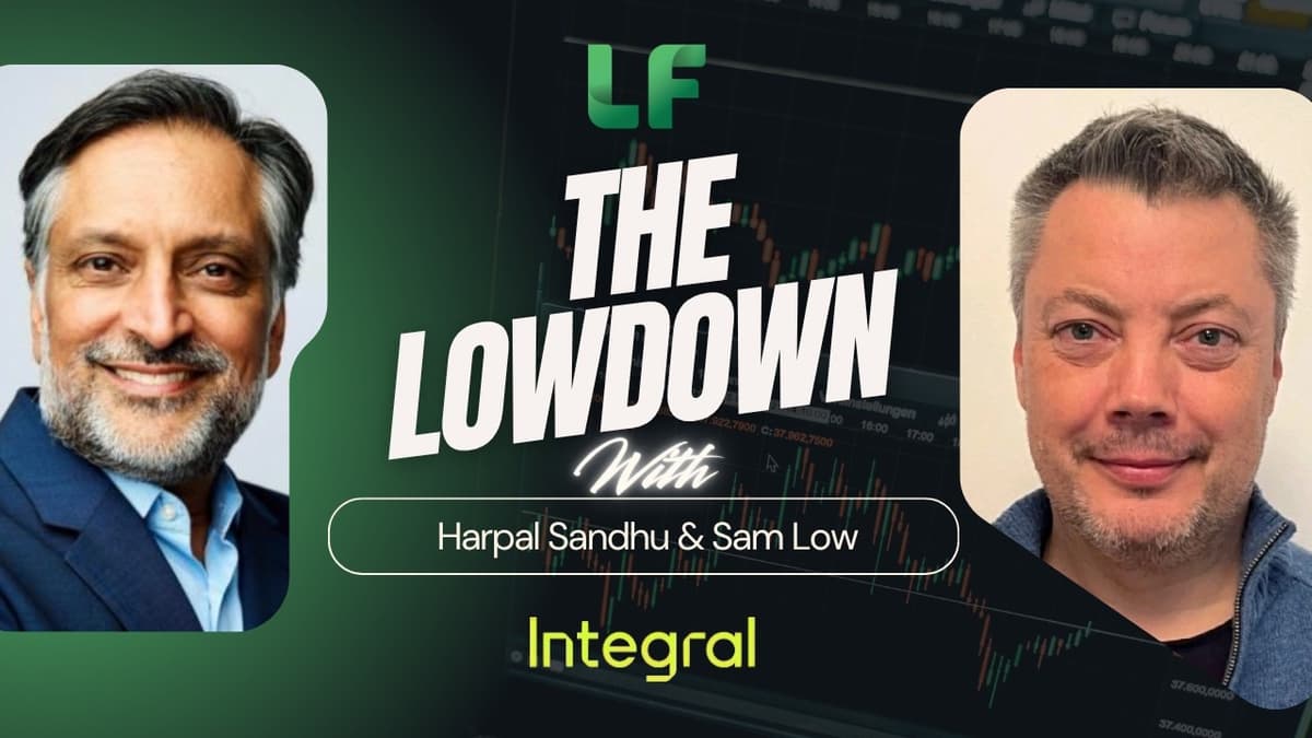 Image for The Lowdown Ep. 6: Solving Spot Crypto Settlement, One API & Net Zero with Integral's Prime One