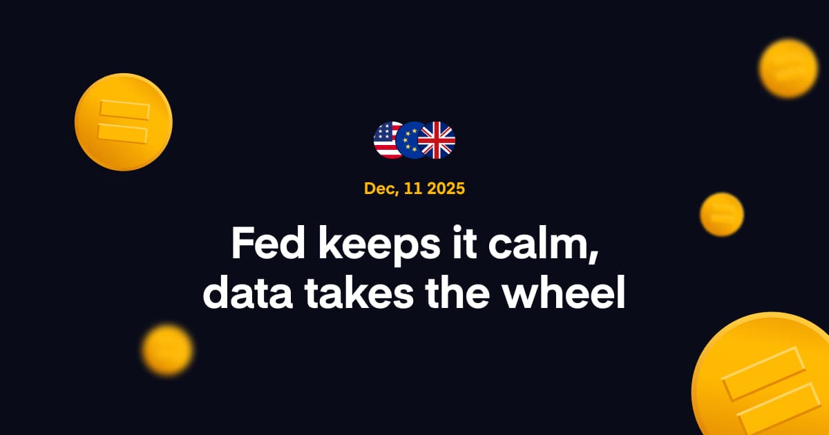 Image for Currency News: Fed keeps it calm, data takes the wheel
