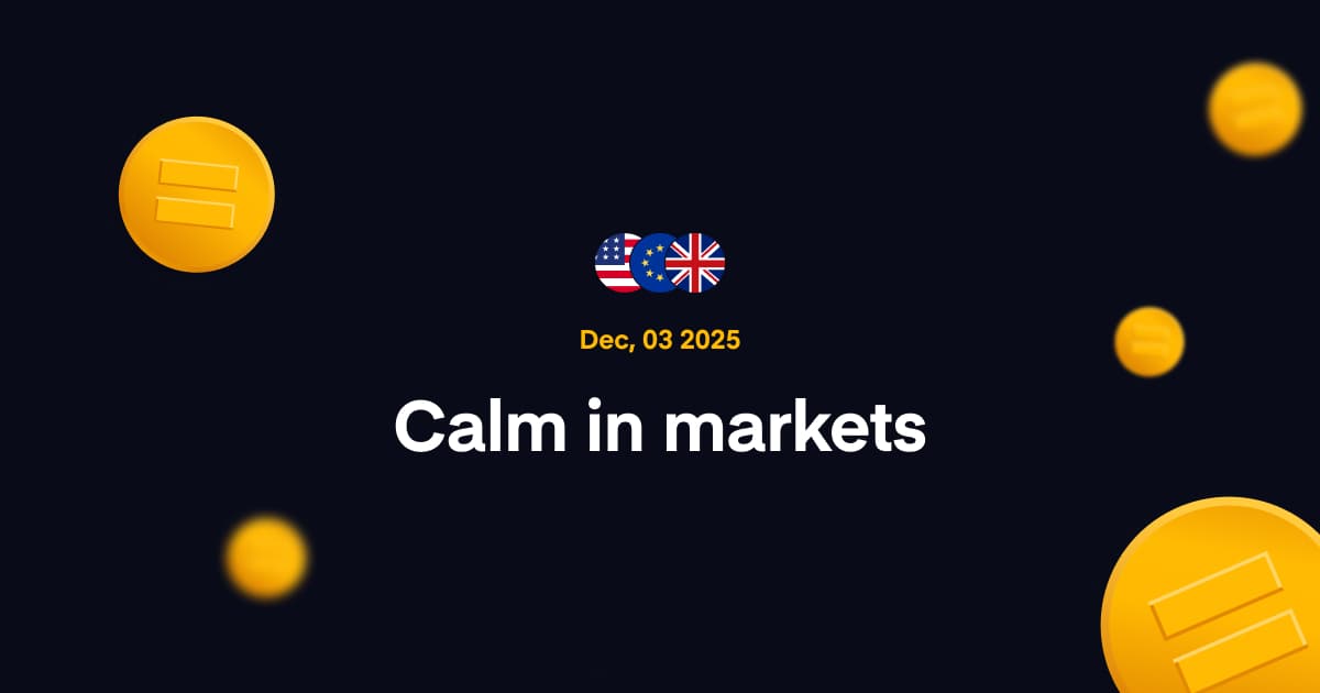 Image for Currency News: Calm in markets