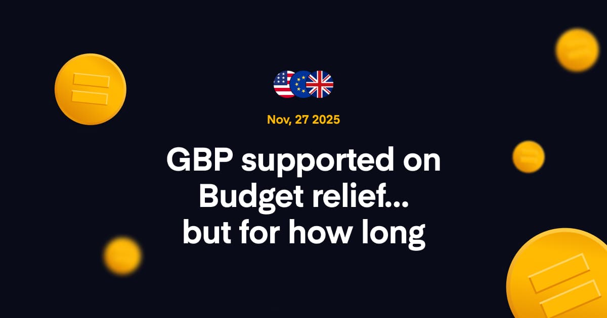 Image for Currency News: GBP supported on Budget relief… but for how long