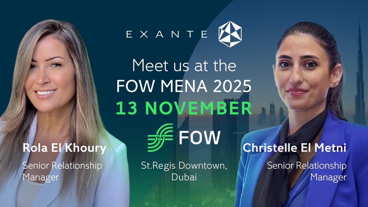 Image for EXANTE to join industry leaders at FOW MENA 2025 in Dubai | EXANTE