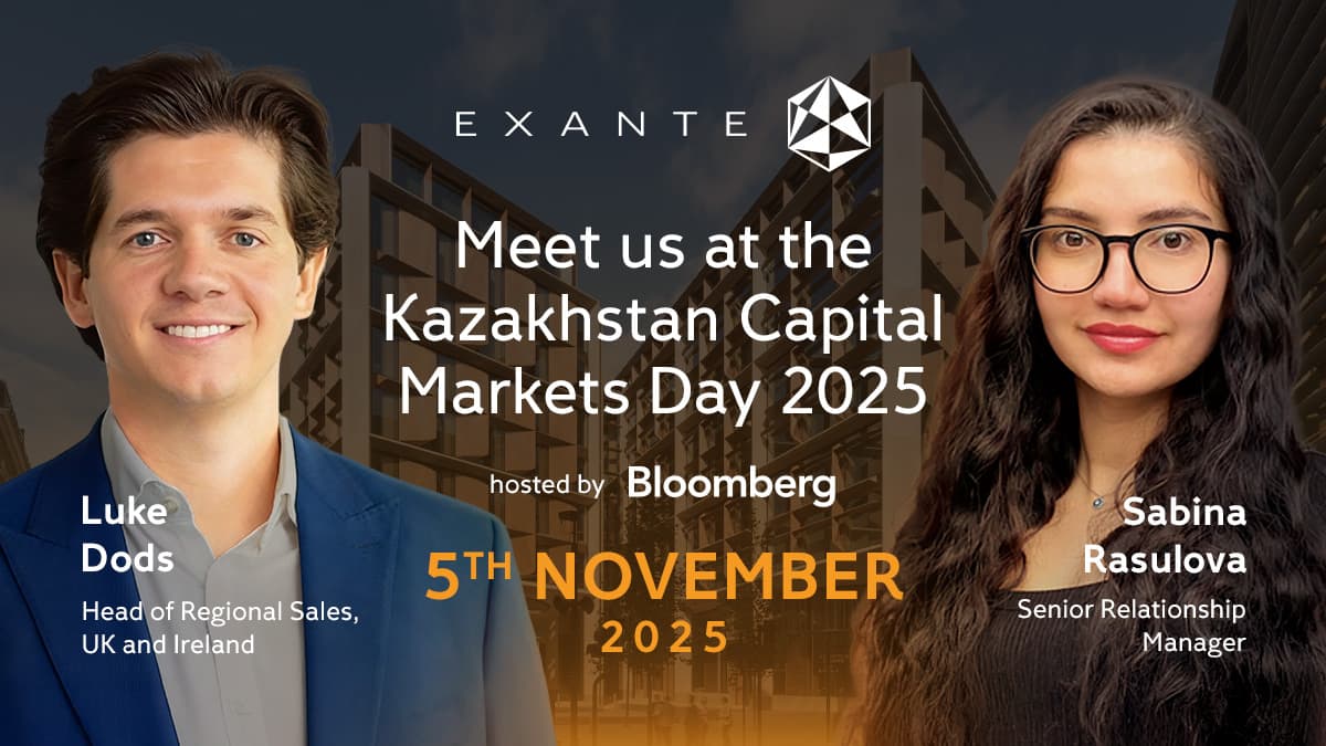 Image for EXANTE to Attend Bloomberg’s Kazakhstan Capital Markets Day 2025 in London | EXANTE