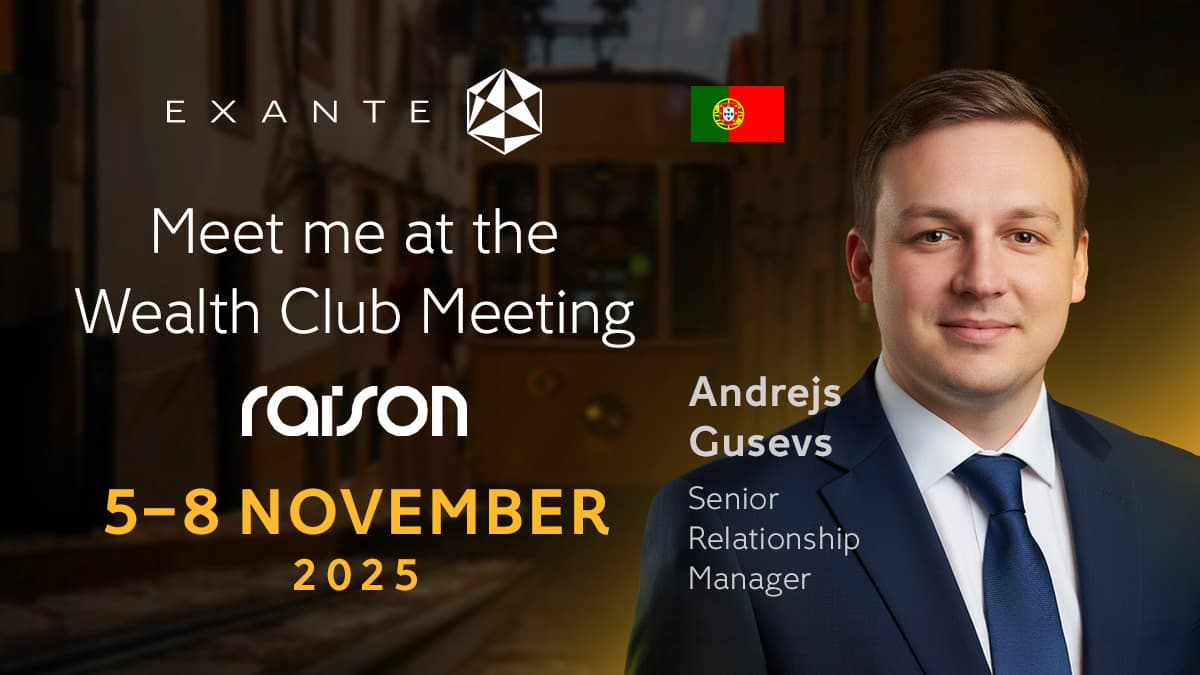 Image for Meet us at the Wealth Club meeting in Lisbon | EXANTE