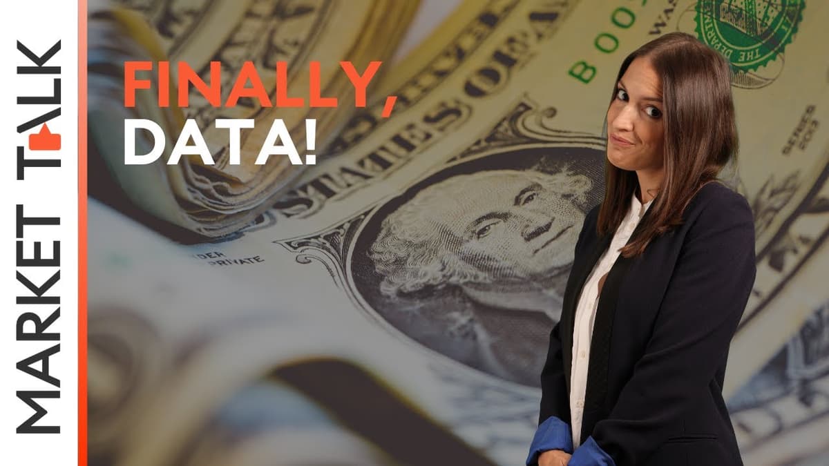 Image for Finally, data! | Market Talk: What’s up today?