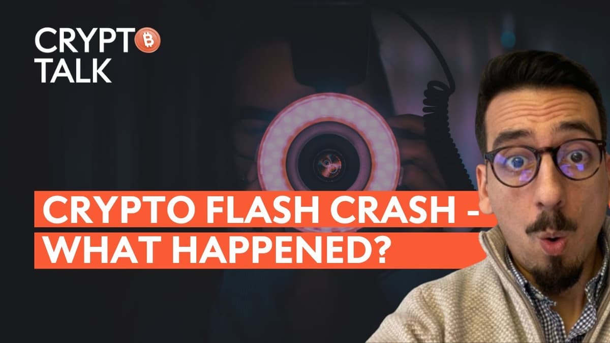 Image for Crypto Flash Crash - what happened? | Crypto Talk | Swissquote