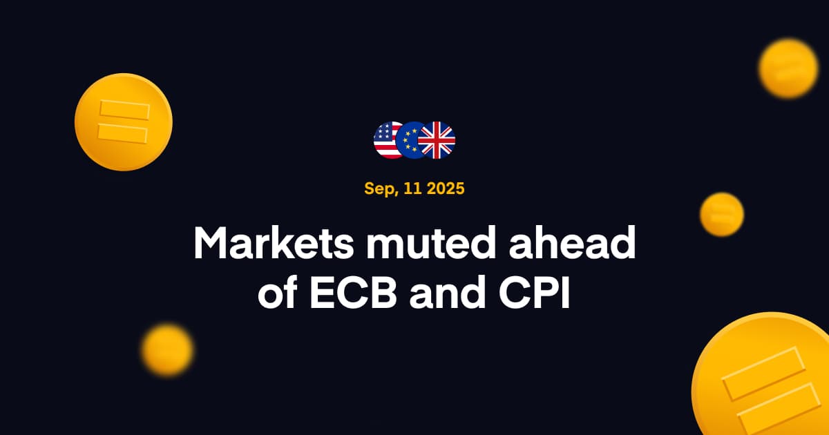 Image for Currency News: Markets muted ahead of ECB and CPI