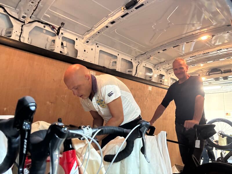 Image for Late-night loading in London, pick-ups in Paris, and all action in Amsterdam — our cycling adventure begins! 🚴♂️ The bikes are now en route to Perpignan with the SaddleDrunk Travel...