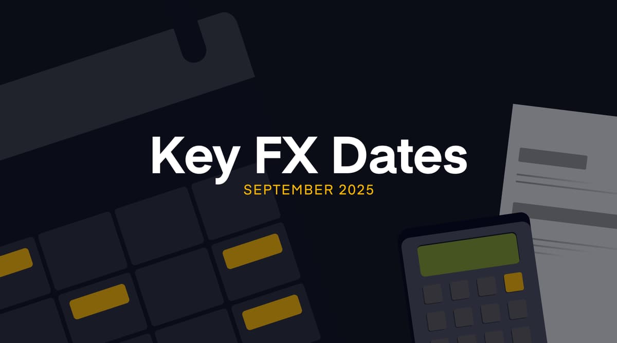 Image for Key FX Dates in September 2025