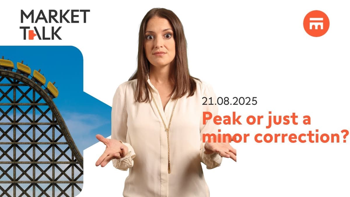 Image for Has stock rally peaked or is this just a minor correction? | MarketTalk: What’s up today?|Swissquote