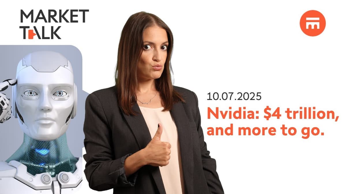 Image for Nvidia: $4 trillion and more to go | MarketTalk: What’s up today? | Swissquote