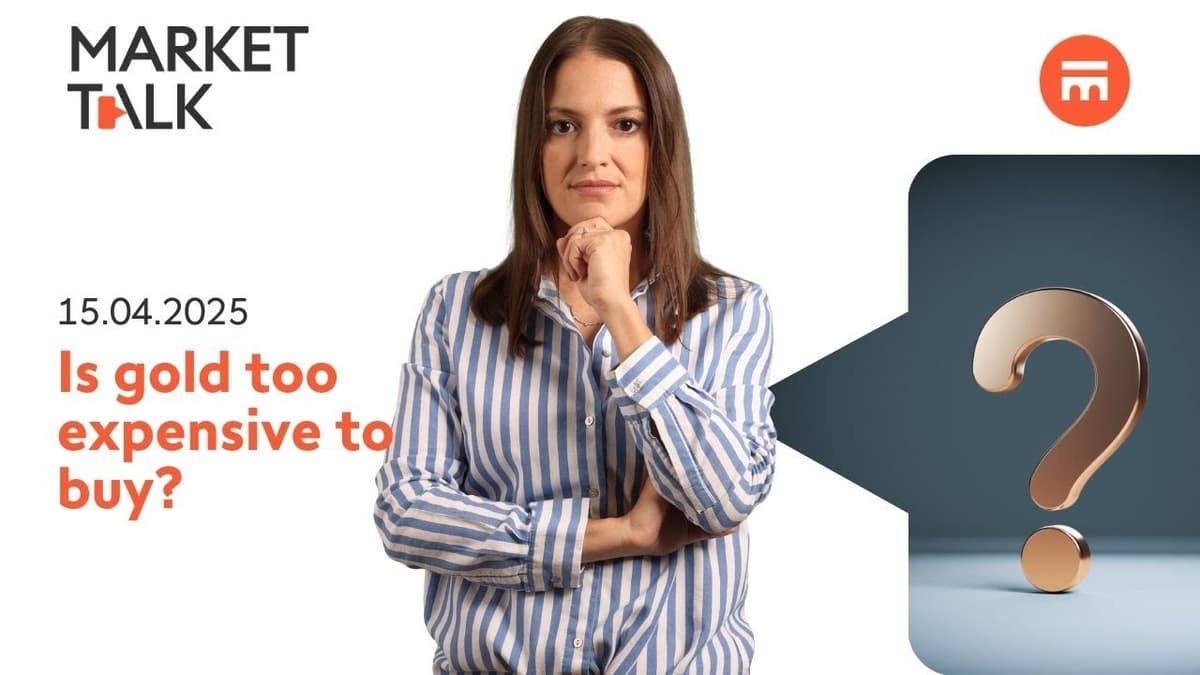 Image for Is gold too expensive to buy? | MarketTalk: What’s up today? | Swissquote
