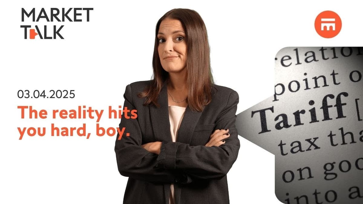 Image for US tariffs worse than expected. Risk selloff accelerates | MarketTalk: What’s up today? | Swissquote