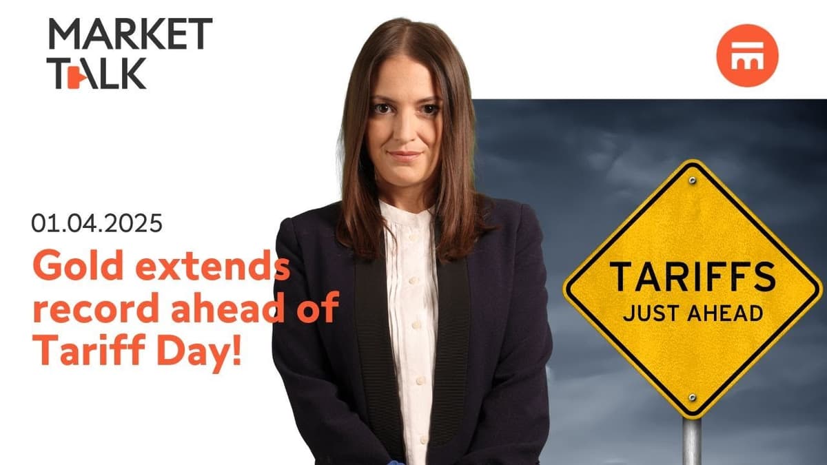 Image for Gold extends record on safety demand into Tariff Day | MarketTalk: What’s up today? | Swissquote