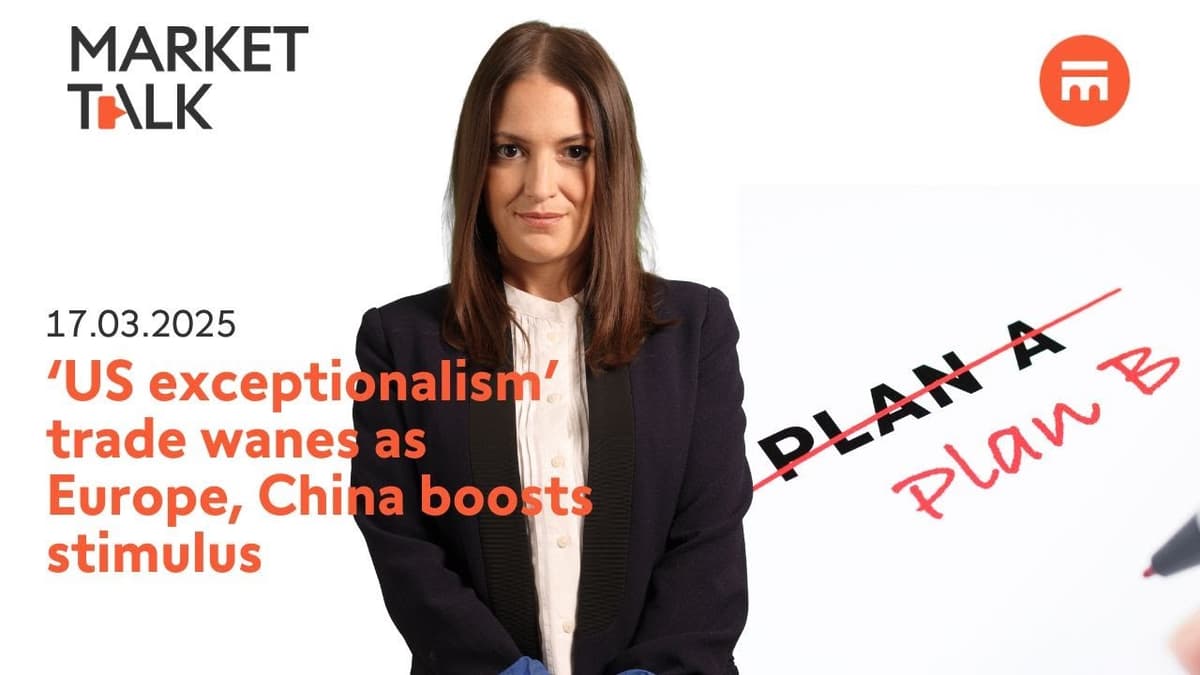 Image for ‘US exceptionalism’ trade wanes in favour of EU, China | MarketTalk: What’s up today? | Swissquote