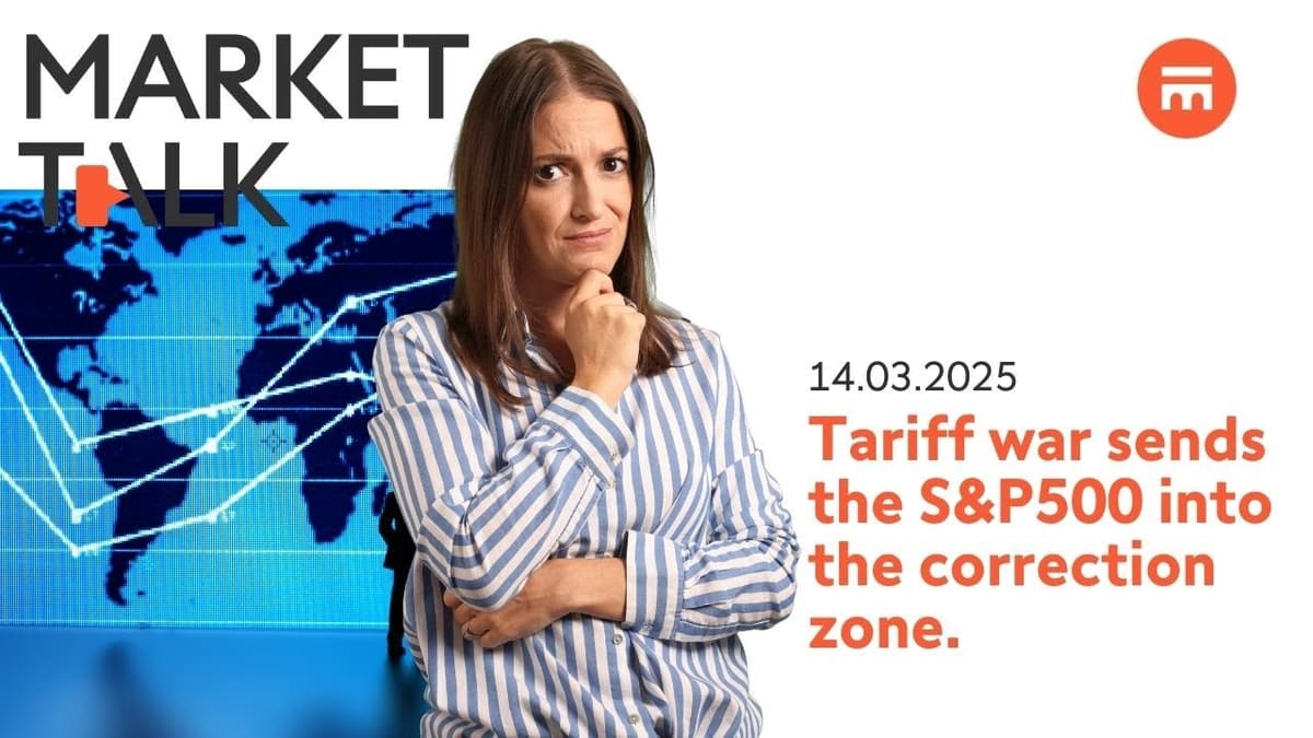 Image for Escalating tariff war sends the S&P500 into correction | MarketTalk: What’s up today? | Swissquote