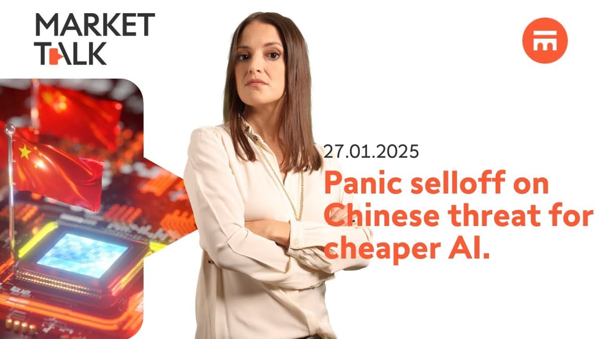 Image for Nasdaq dives on Chinese AI threat. Earnings in focus | MarketTalk: What’s up today? | Swissquote