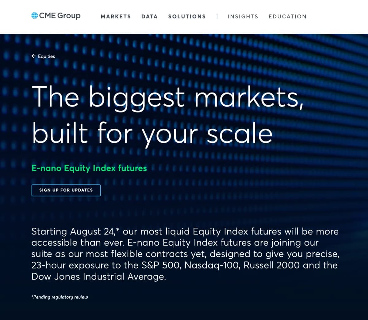 Image for The smallest futures contract in history is about to launch.