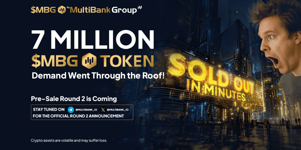 MultiBank Group's $MBG Token Pre-sale Sells Out in Under One Hour MultiBank Group's $MBG Token Pre-sale Sells Out in Under One Hour