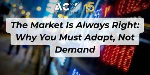 The Market Is Always Right: Why You Must Adapt, Not Demand The Market Is Always Right: Why You Must Adapt, Not Demand