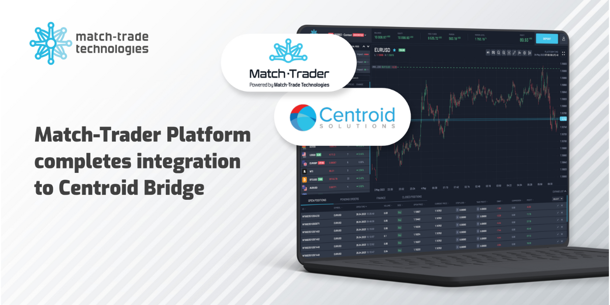 Match-Trader Platform completes integration to Centroid Bridge