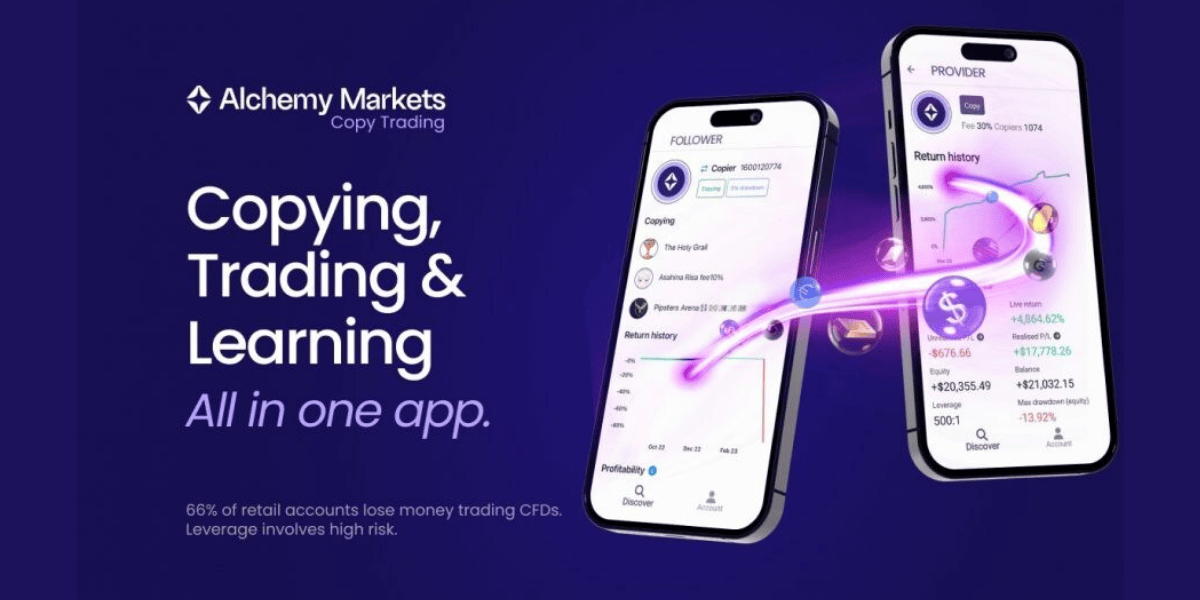 Alchemy Markets Launches Copy Trading App For MT4/5 To Connect Retail Traders With Professionals Alchemy Markets Launches Copy Trading App For MT4/5 To Connect Retail Traders With Professionals