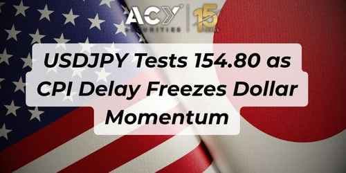 USDJPY Tests 154.80 as CPI Delay Freezes Dollar Momentum USDJPY Tests 154.80 as CPI Delay Freezes Dollar Momentum